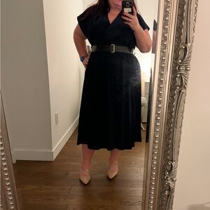 Calvin Klein Plus Size Commuter Dress (Navy) size: 14W